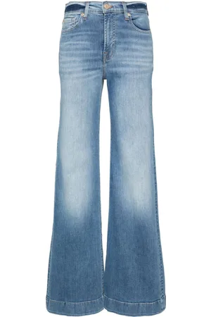 7 for all Mankind Modern Dojo Wide-Leg-Jeans