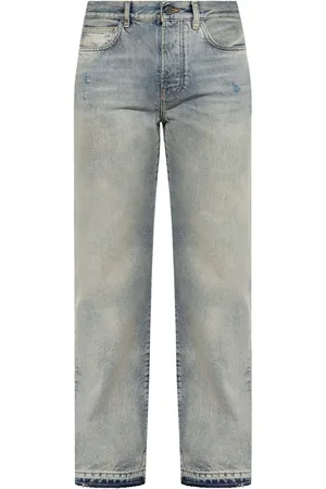 AMIRI Halbhohe Straight-Leg-Jeans