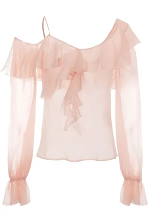 BLUMARINE Bluse mit asymmetrischem Ausschnitt