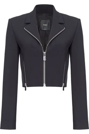 Pinko Cropped-Jacke aus Krepp