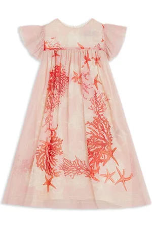 VERSACE Kleid mit Seesterne-Print
