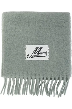 Marni Fransenschal mit Logo-Applikation