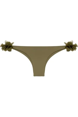 LA REVECHE Rasha Bikinihöschen mit Blumenapplikation