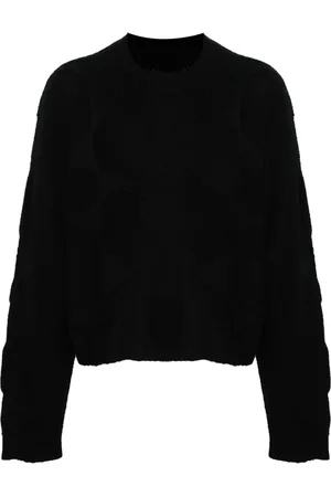 HELIOT EMIL Cropped-Pullover in Spiralstrick