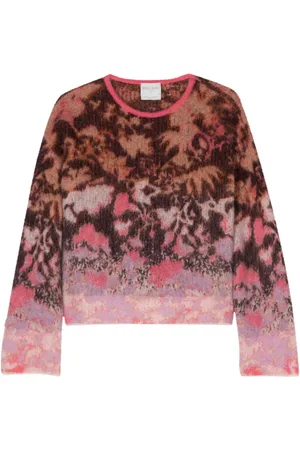 FORTE FORTE Jacquard-Pullover mit rundem Ausschnitt