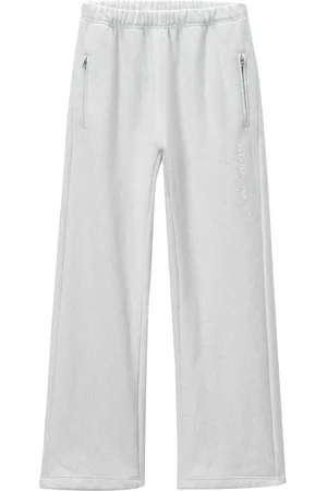 Alexander Wang Weite Jogginghose mit Logo-Prägung