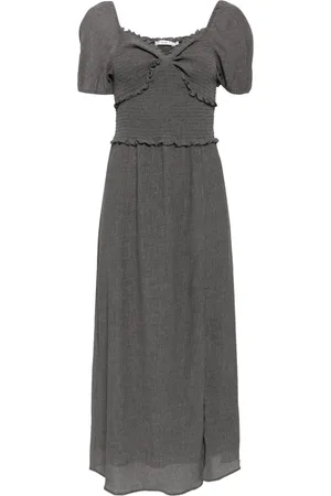 B+AB Midikleid mit Rüschen