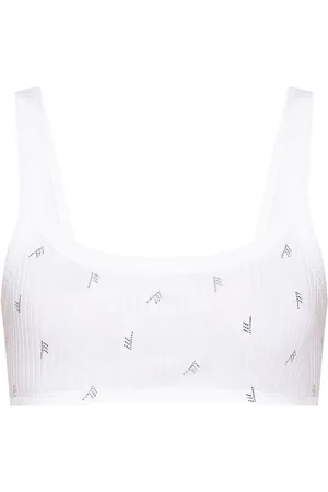 The Attico Oberteil mit Logo-Print