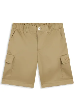 VERSACE Shorts mit Logo-Stickerei