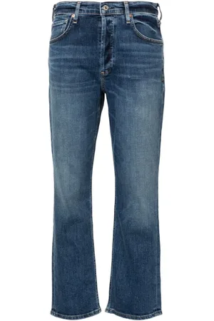 Citizens of Humanity Jolene Slim-Fit-Jeans mit hohem Bund