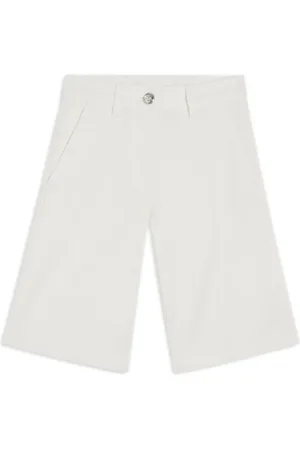 VERSACE Jeans-Shorts mit Logo-Patch