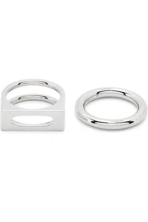 TOM WOOD Cage rings (set of two)