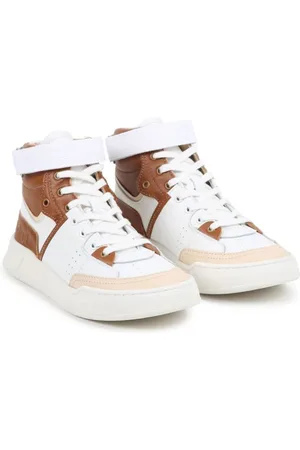 Chloé High-Top-Sneakers mit Kontrasteinsätzen