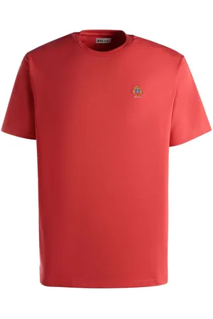 Bally T-Shirt mit Logo-Stickerei