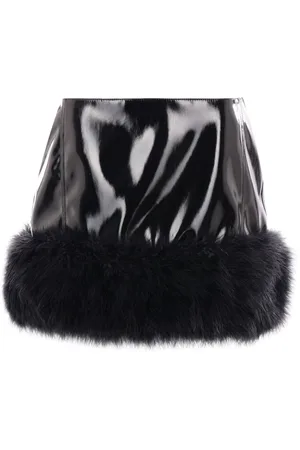 BLUMARINE Rock mit Glanzoptik