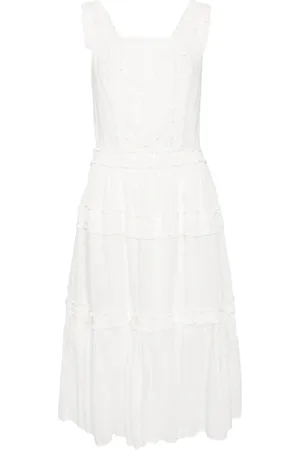 B+AB Midikleid mit Polka Dots