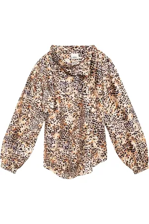 Isabel Marant Muriel Bluse mit Leoparden-Print