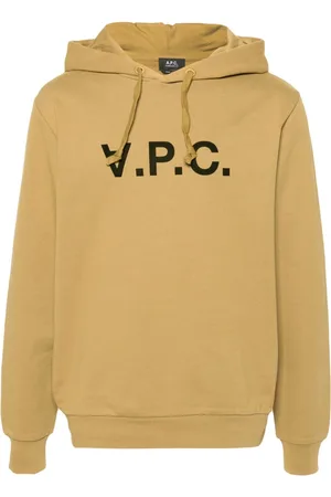 A.P.C. Hoodie mit beflocktem Logo