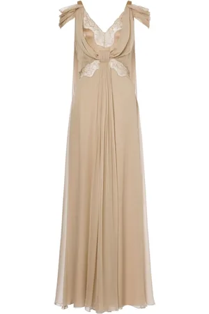 Alberta Ferretti Abendkleid mit Spitzeneinsätzen