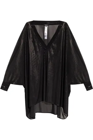 Balmain Strand-Minikleid mit metallischem Effekt