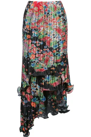 Givenchy Asymmetrischer Plisseerock