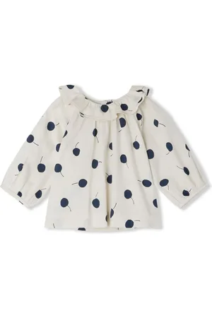 BONPOINT Taj Bluse mit Kirschen-Print