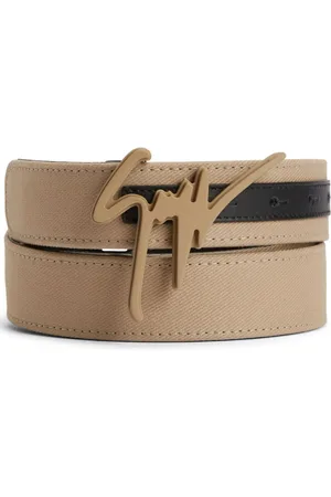 Giuseppe Zanotti Gürtel mit Logo-Schnalle