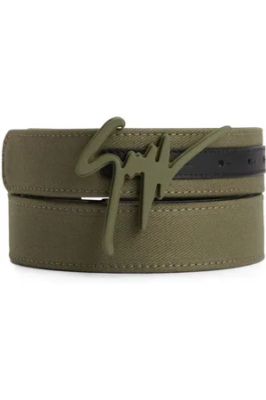 Giuseppe Zanotti Gürtel mit Logo-Schnalle
