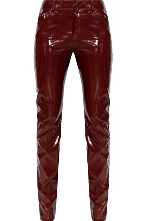 BLUMARINE Skinny-Hose in Vinyloptik