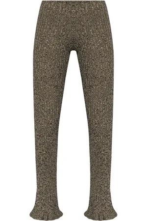 BLUMARINE Strickhose mit Rüschen