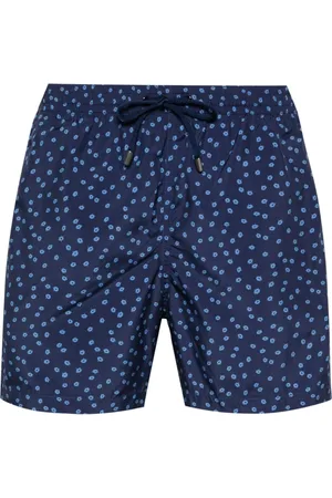 CANALI Badeshorts mit Blumen-Print