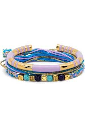 Aurélie Bidermann Honolulu and Positano bracelet (set of two)