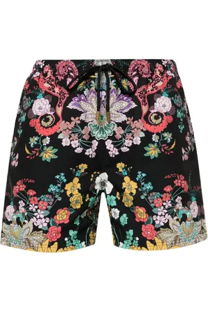 Camilla Badeshorts mit We Wore Folklore-Print