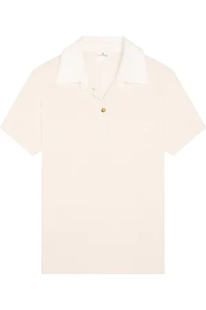 Courrèges Poloshirt mit Kontrastdetails