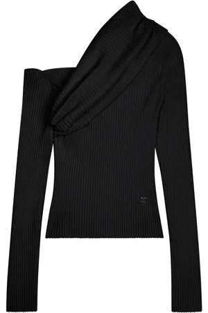 Courrèges Strickpullover mit Logo-Stickerei