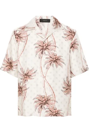 AMIRI Twisted Palms Seidenhemd