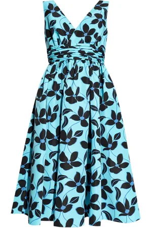 Kate Spade Midikleid mit Blumen-Print