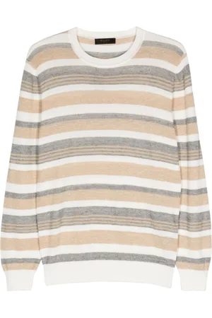 MOORER Gestreifter Elmer-RHA Pullover