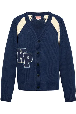 Kenzo Cardigan mit Logo-Applikation