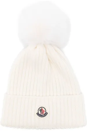 Moncler Gerippte Bommelmütze