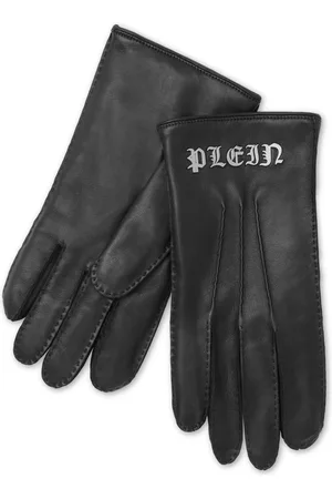Philipp Plein Handschuhe mit Logo-Applikation
