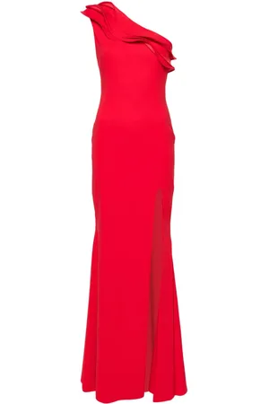 Ana Radu Asymmetrisches Kleid mit Rüschen