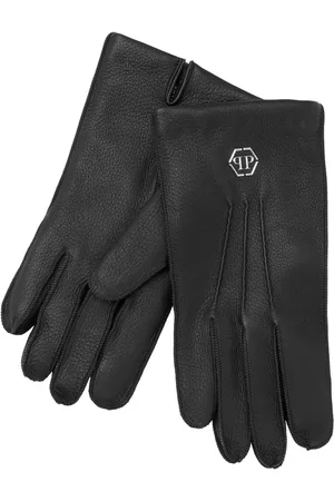 Philipp Plein Handschuhe mit Logo-Applikation