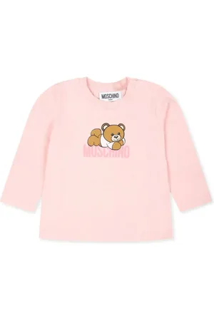 Moschino Langarmshirt mit Logo-Print
