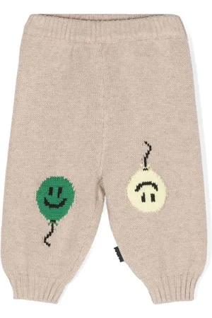 Molo Gestrickte Intarsien-Leggings