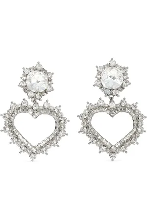 Alessandra Rich Ohrringe mit Herzdetail