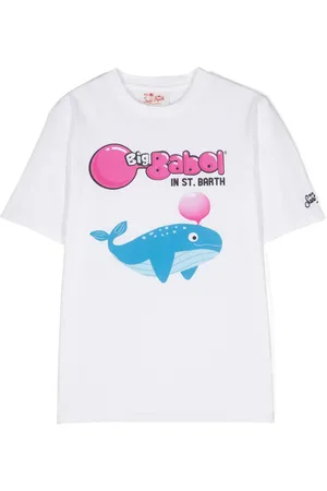 MC2 SAINT BARTH X Big Babol T-Shirt mit Wal-Print