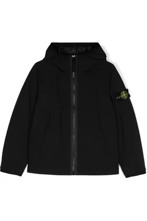 Stone Island Kapuzenjacke mit Kompass-Patch