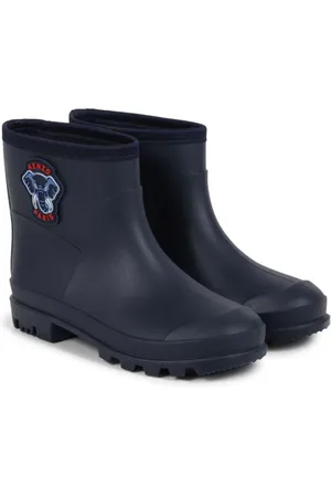 Kenzo Regenstiefel mit Logo-Applikation