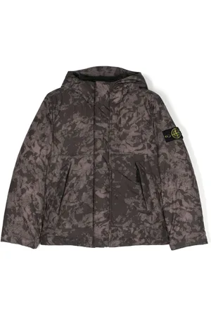 Stone Island Daunenjacke mit Kapuze